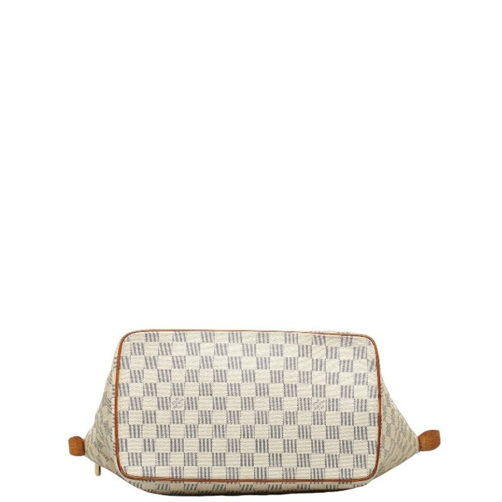 Louis Vuitton Damier Azur Saleya MM Tote Bag Shoulder N51185 White PVC Leathe... - Picture 4 of 11